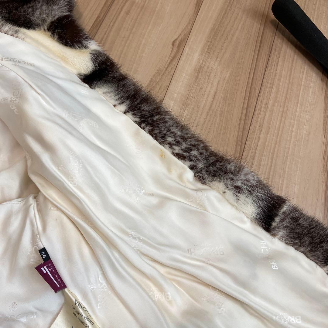 【定価250万】ミンク　コペンハーゲン　ファー　バーガンディタグ付　毛皮　コート