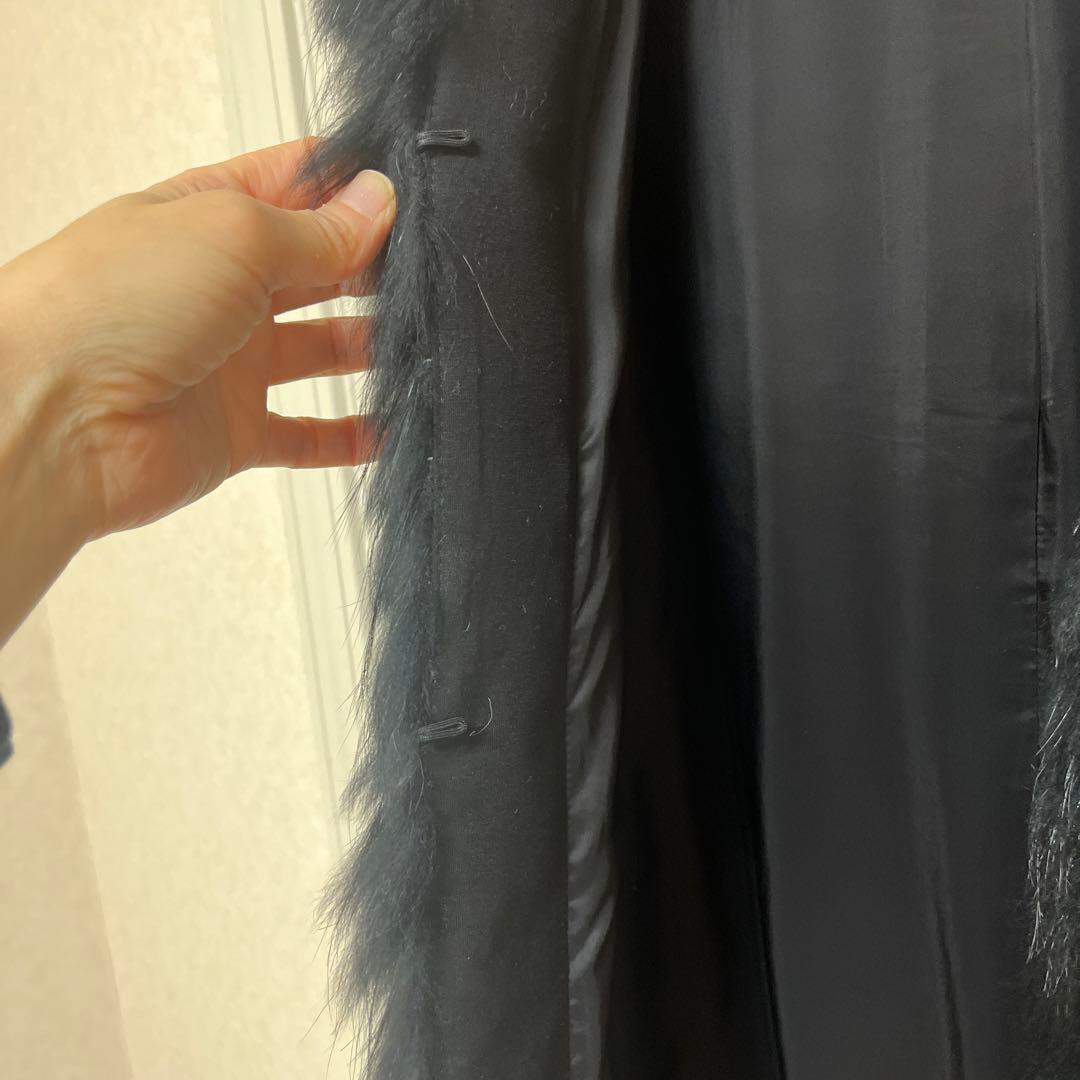 セオリー　ロングベスト　フード付