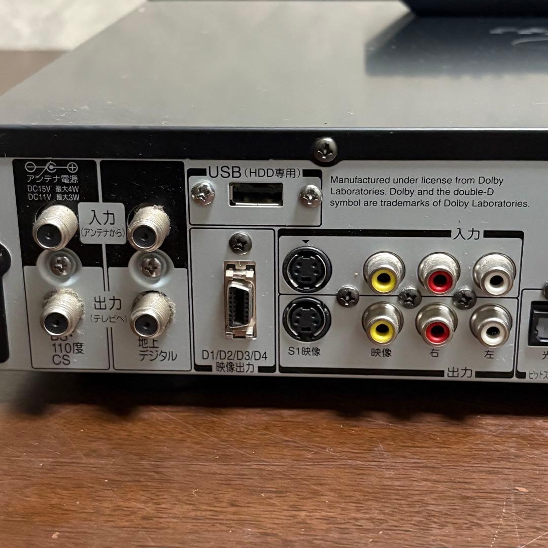 TOSHIBA BDレコーダー リモコン付き　RD-BZ810