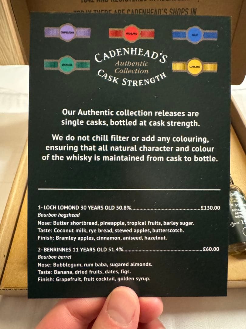 CADENHEADS ケイデンヘッド　テイスティングセット