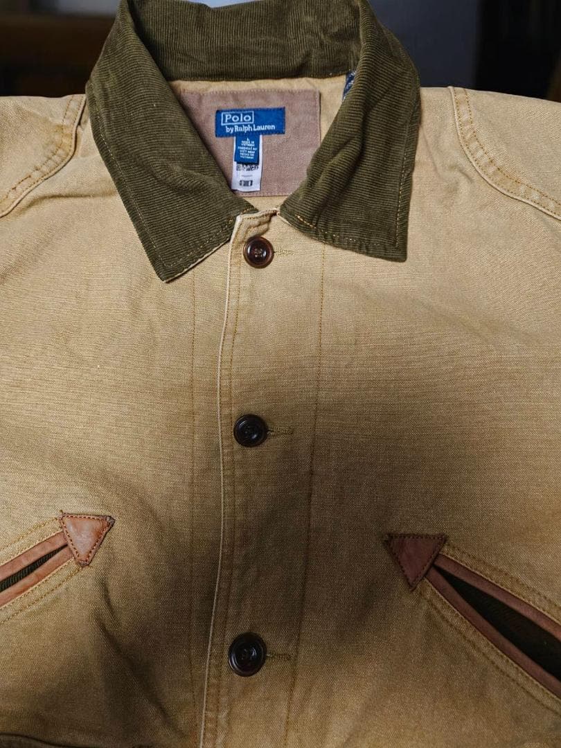 レモンサワーPolo Ralph Lauren ベージュカバーオール（L)