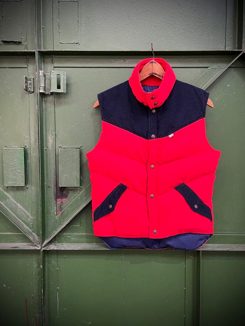 70sスキーリーバイスダウンベスト木村拓哉着用古着ビンテージSKILEVI'S