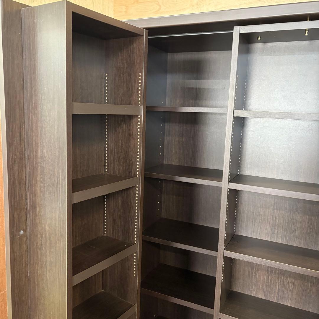 梱包発送たのメル便　プラス スライド書棚 80 アイランド