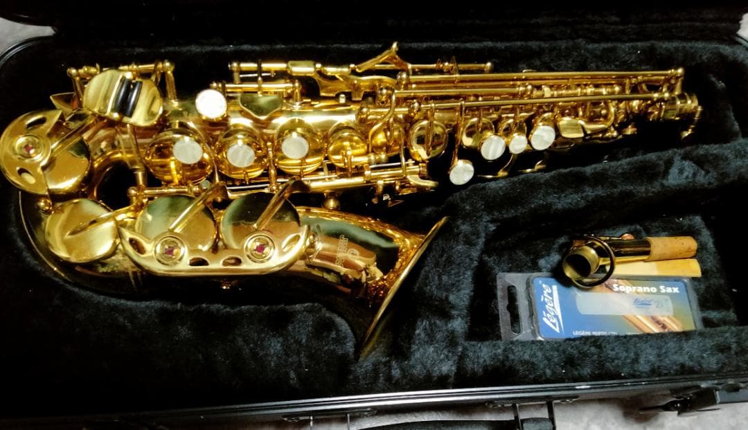 ソプラノサックス本体 ケース付き