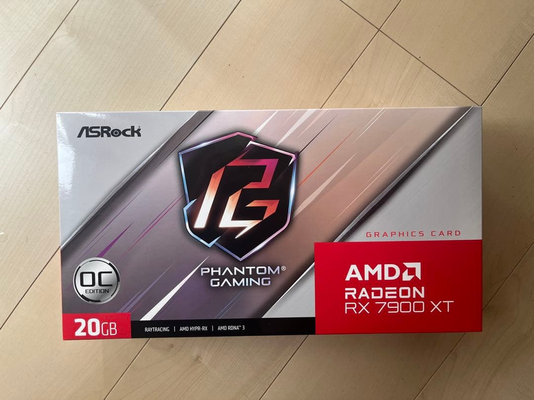 グラフィックボード・グラボ・ビデオカード RX 7900 XT Phantom Gaming White 20GB OC