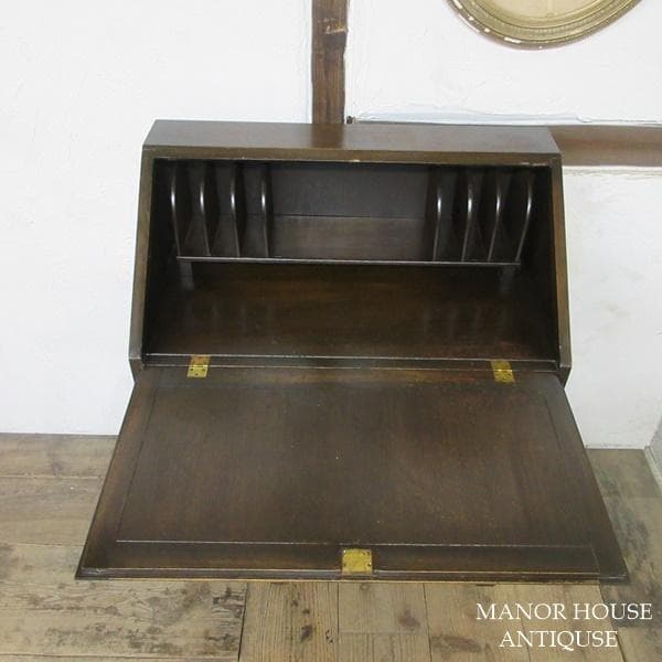 イギリス アンティーク 家具 ライティングビューロー デスク 机 6319d