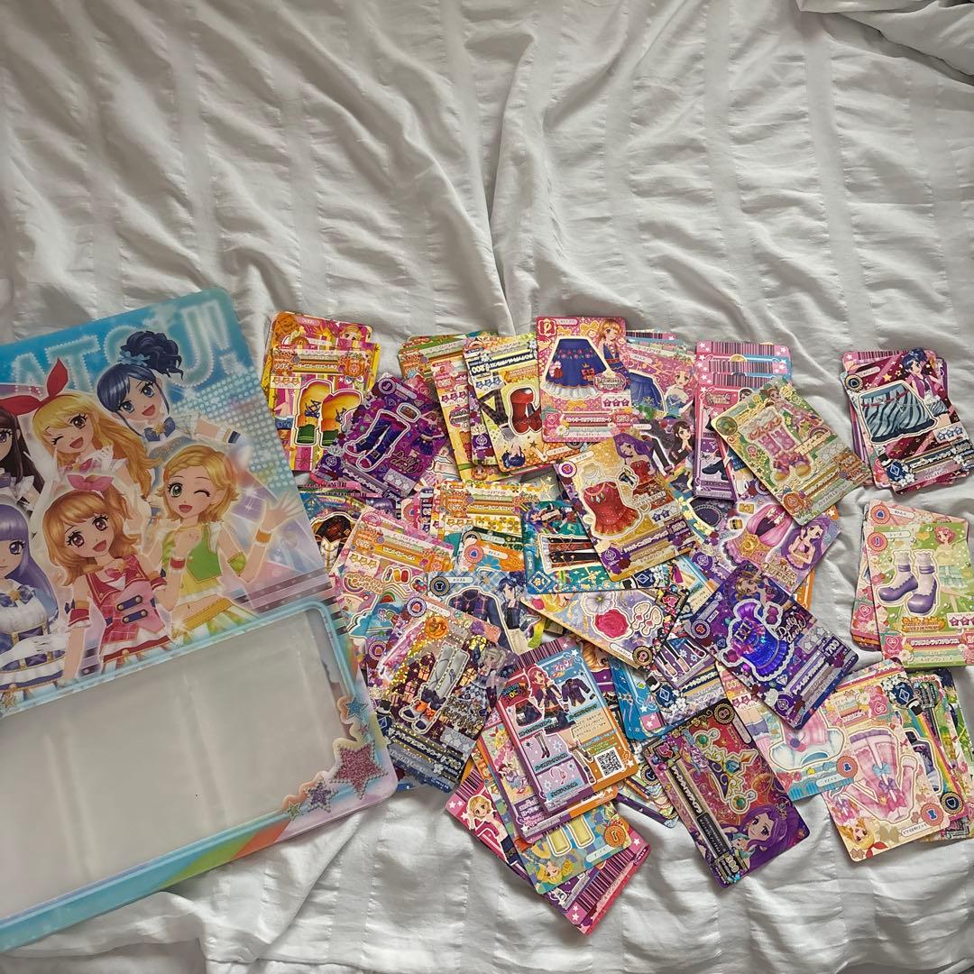 アイカツカード バインダー付き プレミアム レアノーマル 150枚程度