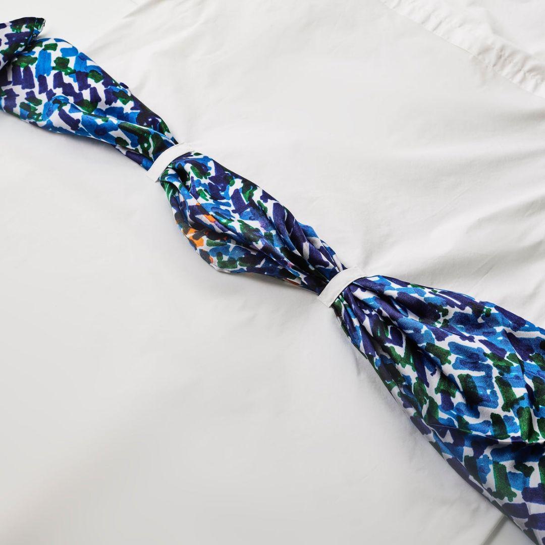 HERALBONY（ヘラルボニー）日本製 スカーフループ付き シャツワンピース