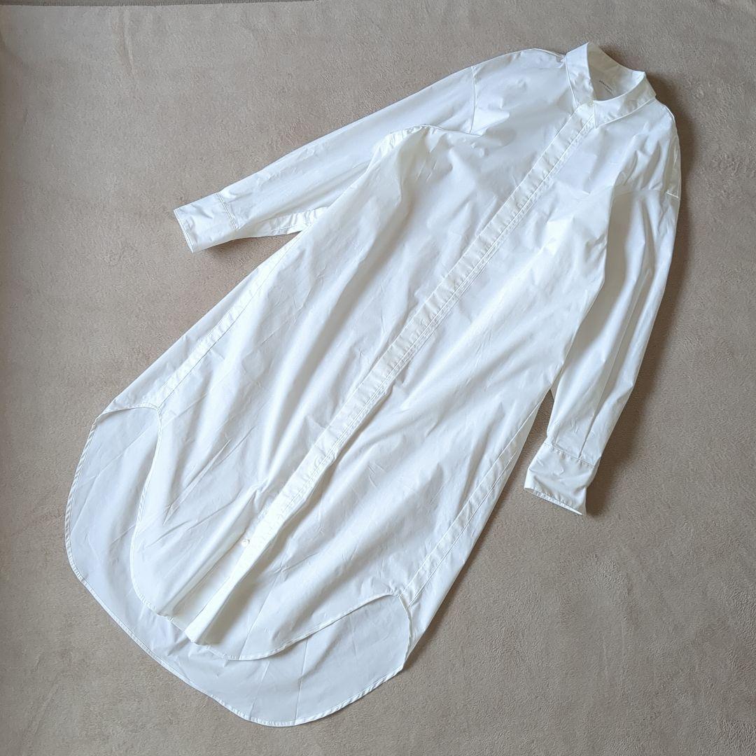 HERALBONY（ヘラルボニー）日本製 スカーフループ付き シャツワンピース