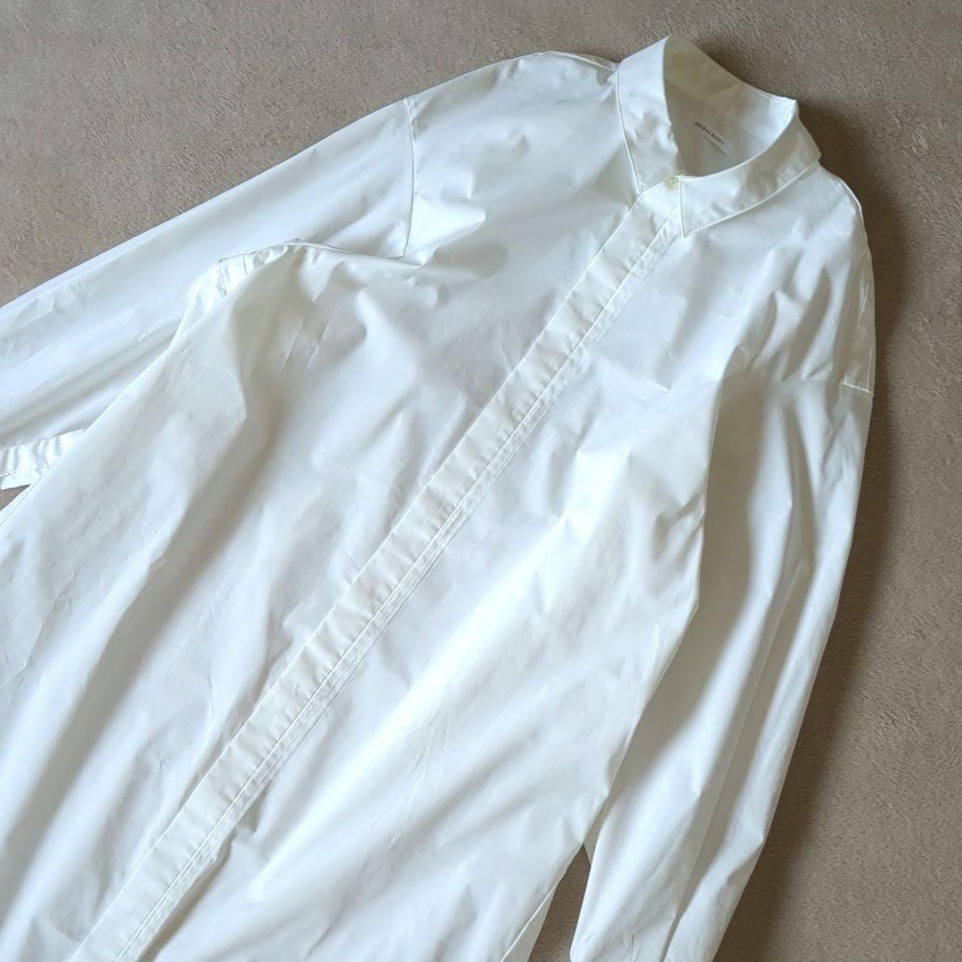 HERALBONY（ヘラルボニー）日本製 スカーフループ付き シャツワンピース