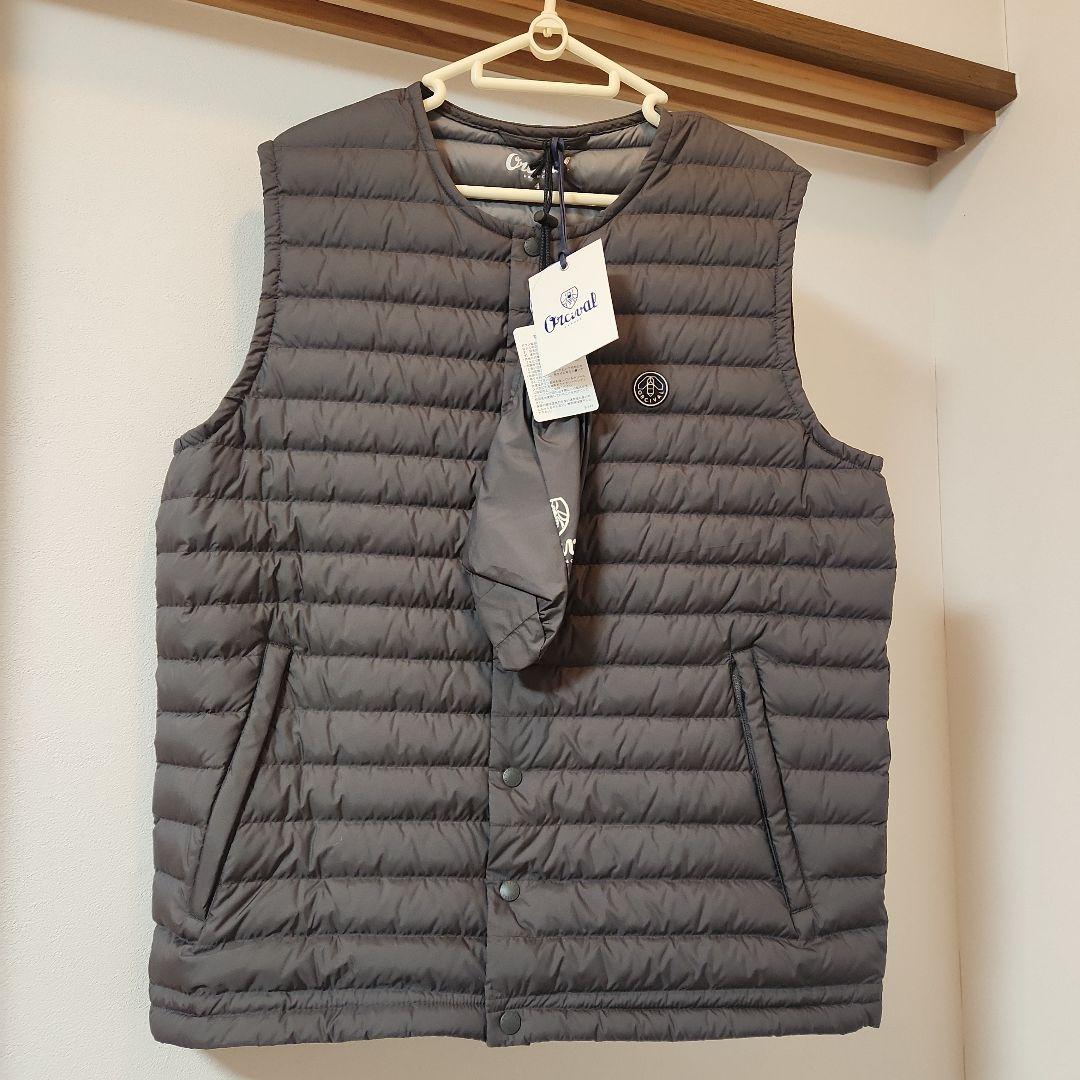 OrcivalオーシバルメンズダウンベストSize4チャコール