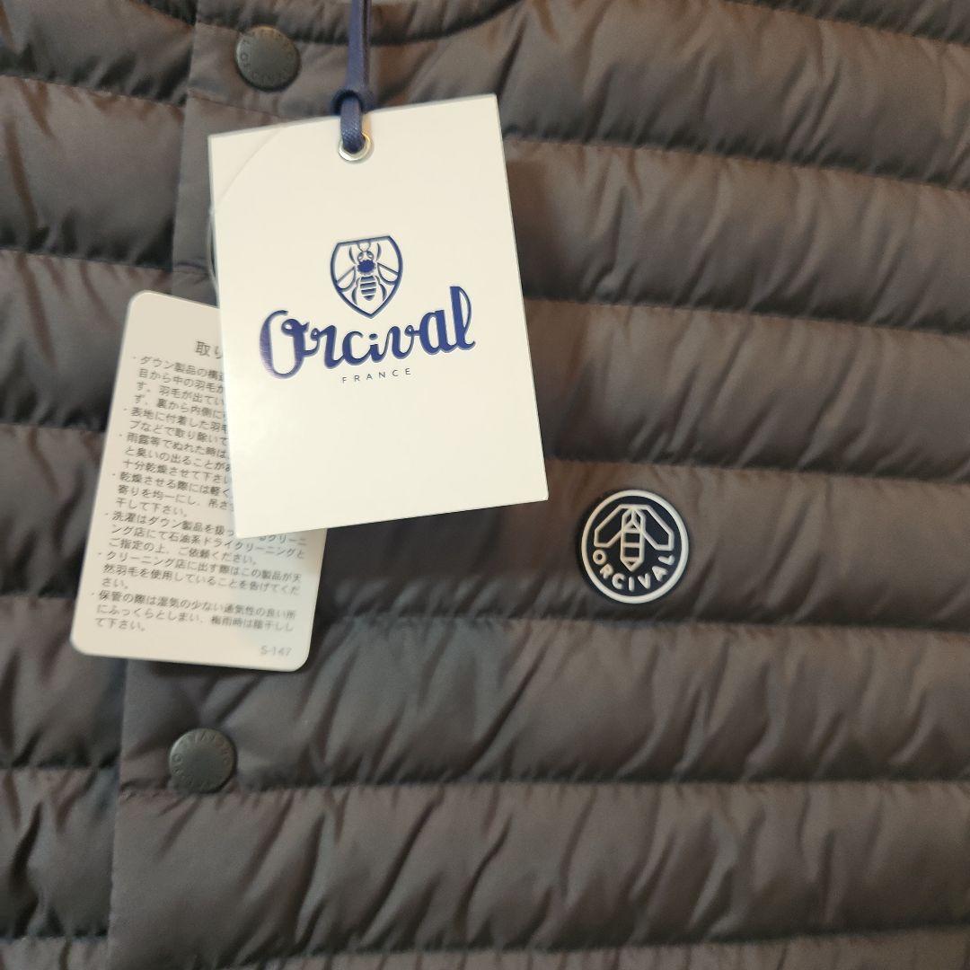 OrcivalオーシバルメンズダウンベストSize4チャコール