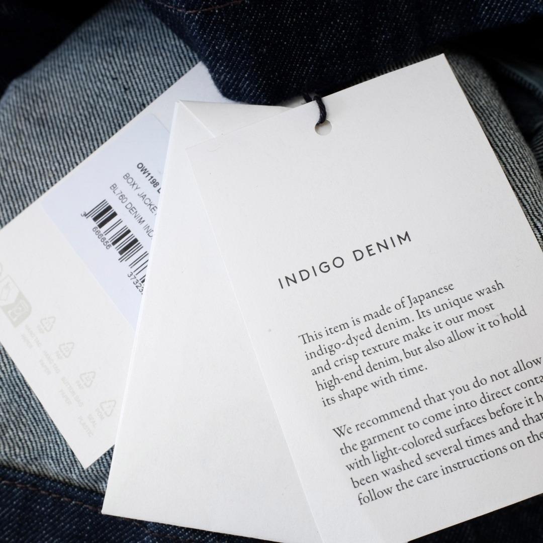 新品正規品 Lemaire BOXY JACKET Indigo Denim