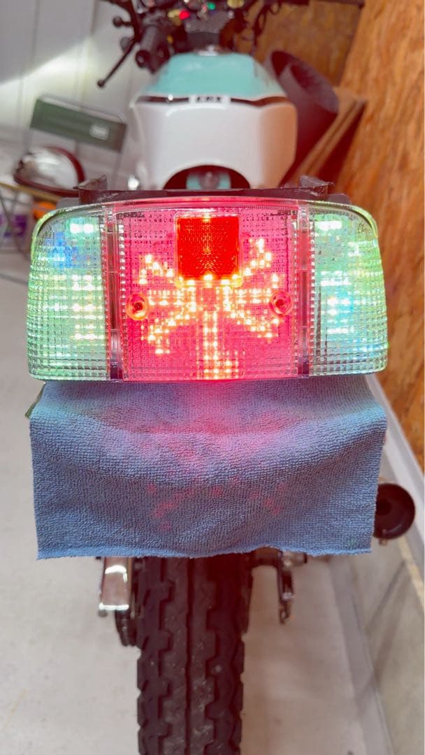 CBX400F 流星テール　仮面ライダー　特注LED