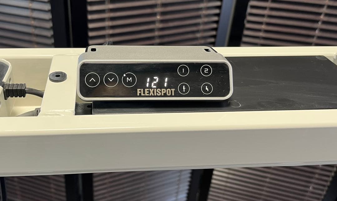 [週末お値下げ］FLEXISPOT EJ2 白 電動昇降デスク 脚のみ