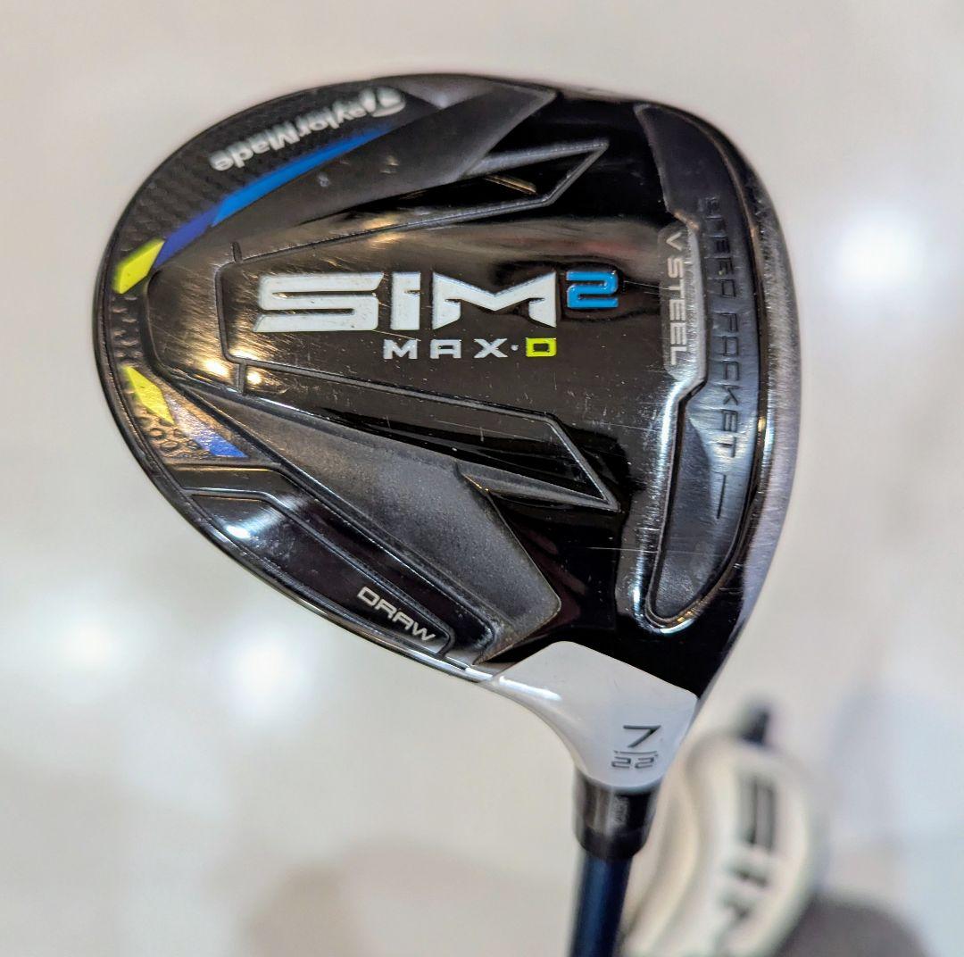 【クロ】希少！ SIM2 MAX-D 7W 22度 純正Rシャフト