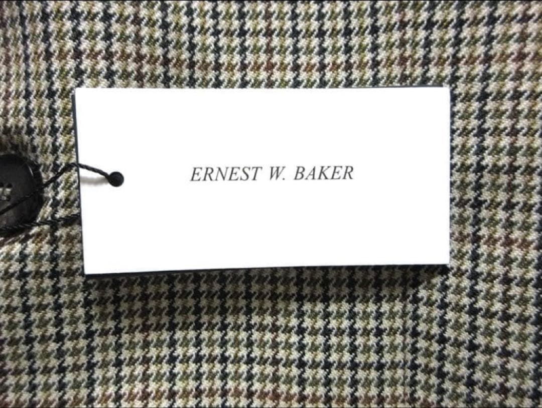新品 ERNEST W.BAKER ハウンドトゥース クラシック ジャケット