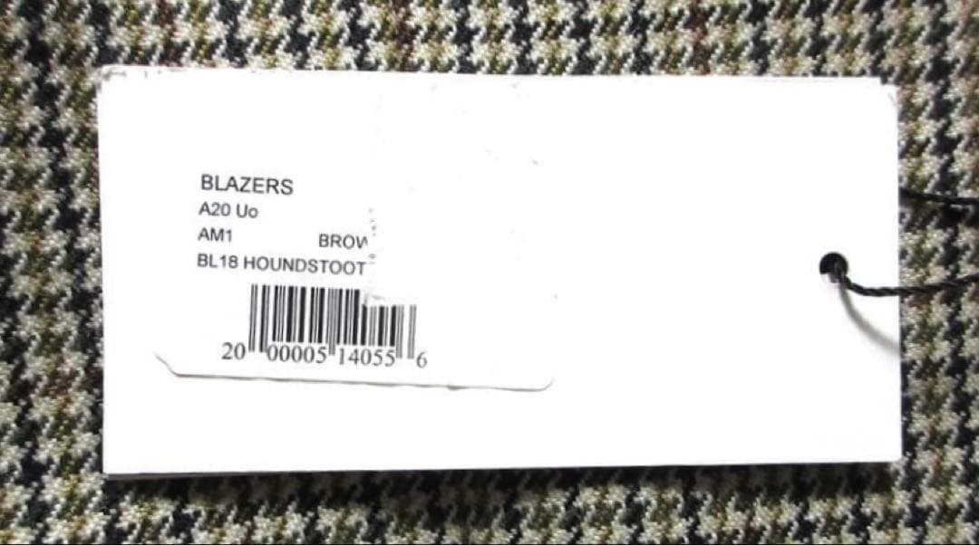 新品 ERNEST W.BAKER ハウンドトゥース クラシック ジャケット