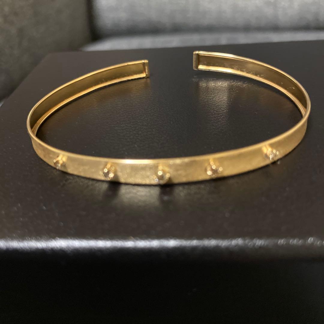 K18バングルブラウンダイヤ