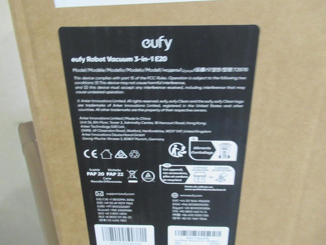 Anker Eufy 　 Robot Vacuum　 3-in-1 E20