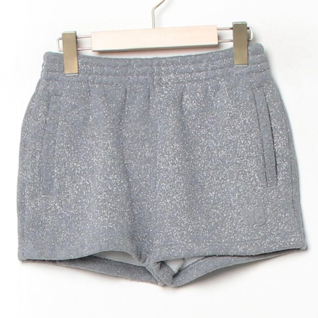 ALEXANDER WANG グリッター ショートパンツ グレー XS