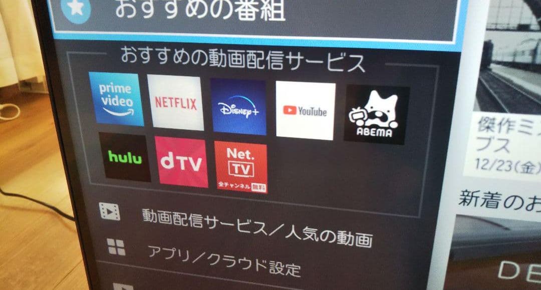 4K 液晶テレビ REGZA 43型 2023年製 録画セット