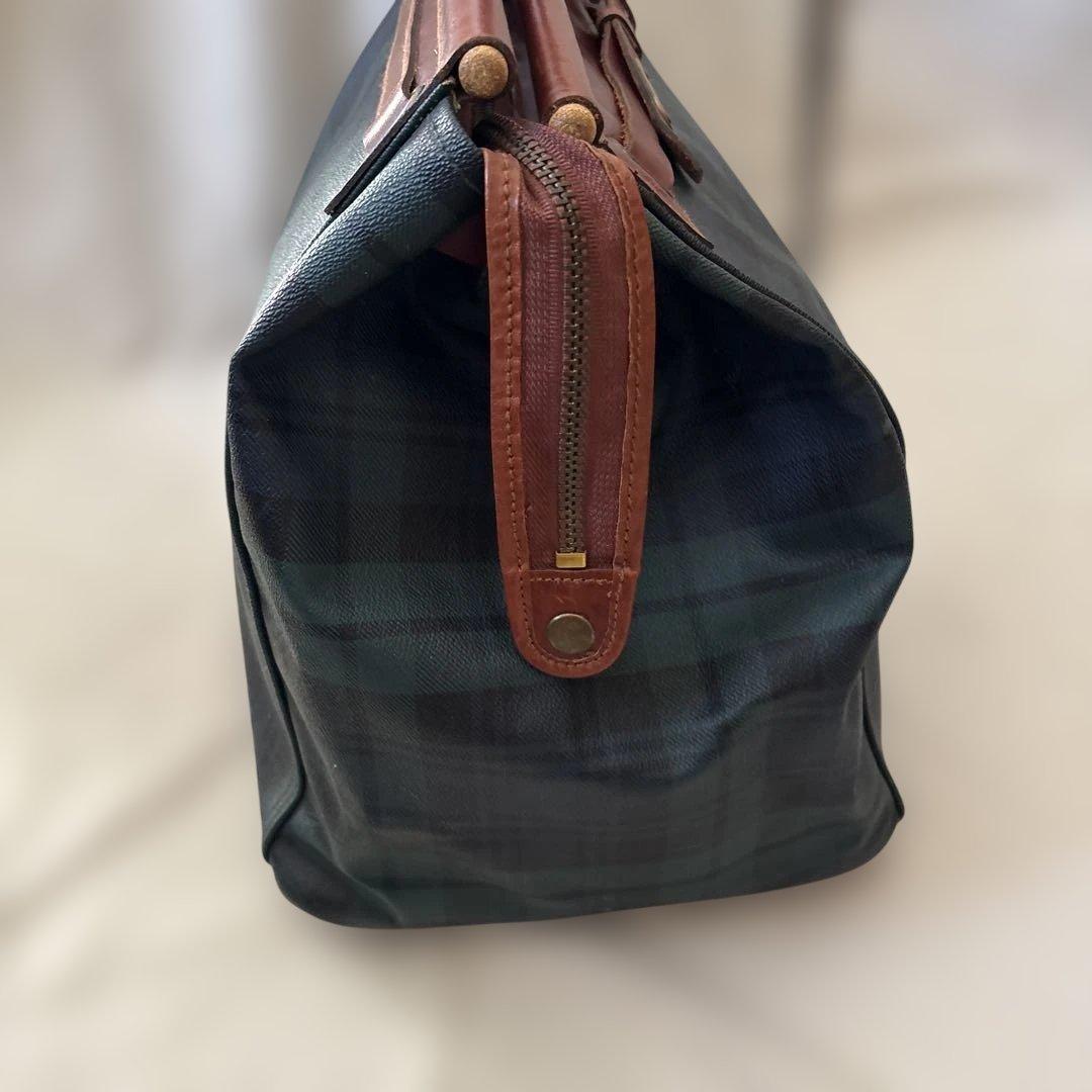 レア✨ポロラルフローレン　ボストンバッグ　ドクターズバッグ　チェック柄　グリーン