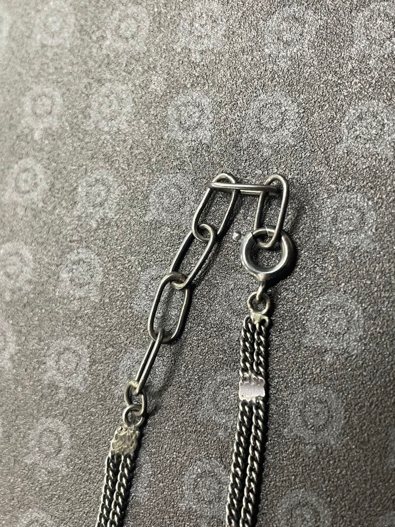 ヴィンテージ　sv925 色石ネックレス　31.4g