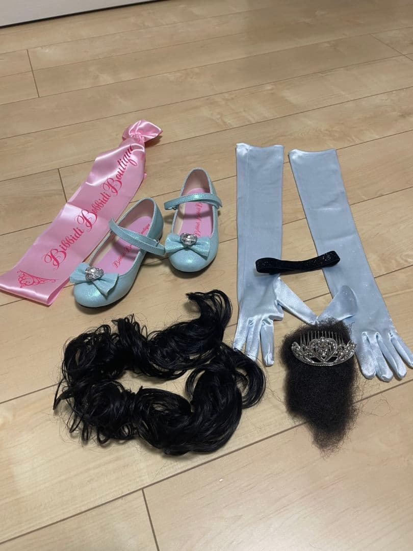 ビビデバビデブティック プレミアムシンデレラ ドレス120cmシューズ20cm
