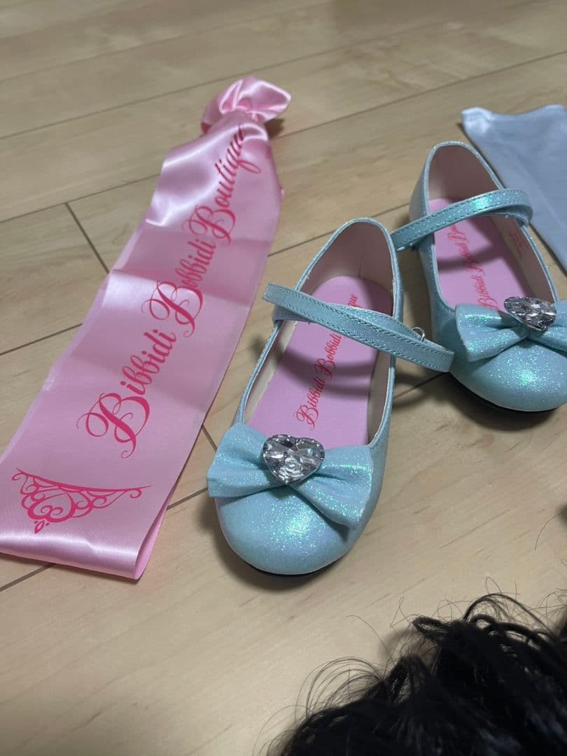 ビビデバビデブティック プレミアムシンデレラ ドレス120cmシューズ20cm