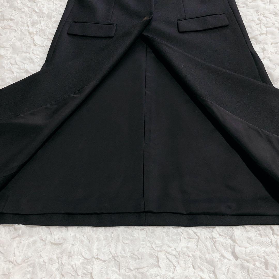 セオリーリュクス OLIN NEW SAXONY ロングジレ ブラック　黒　38