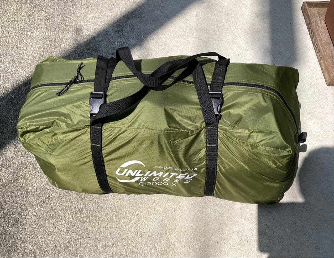 【希少】DOKICAMP G2000X アーミーグリーン+OP 値引きしました！