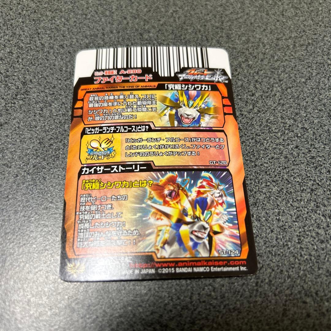 グレートアニマルカイザー　究極シシワカ(シークレット)➕太陽大接近