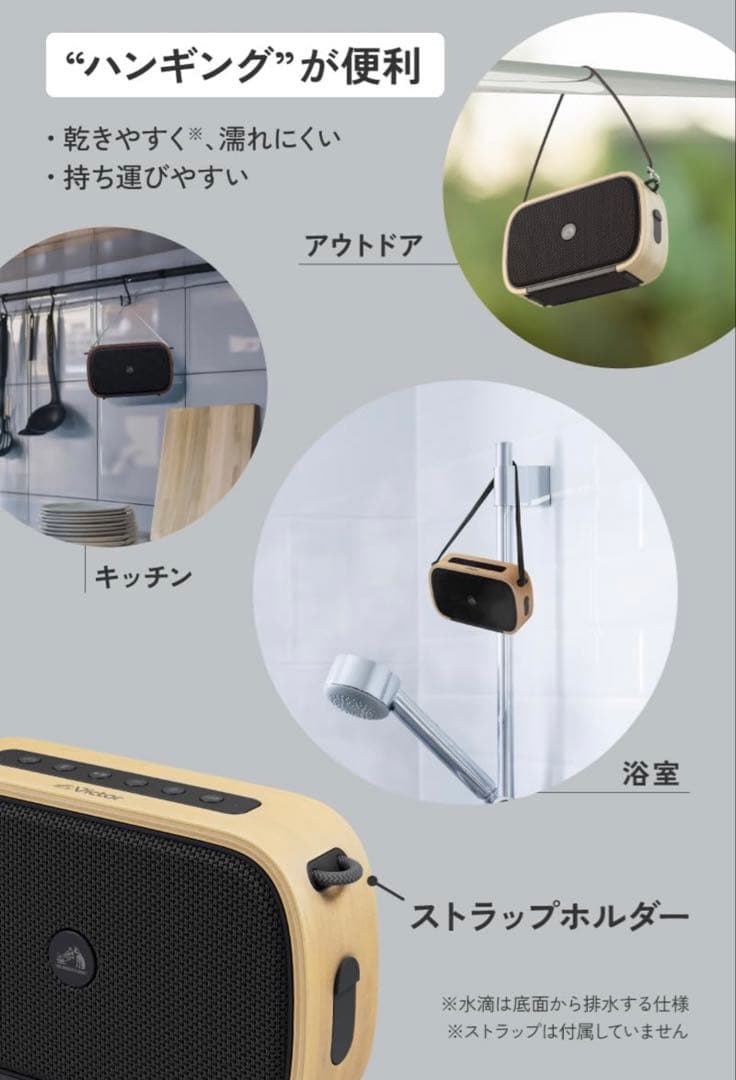 JVCケンウッド Victor SP-WS04BT-C スピーカー ワイヤレス