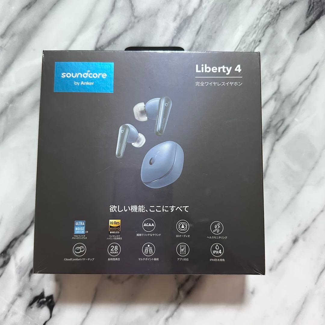 Anker soundcore Liverty4 ブルー