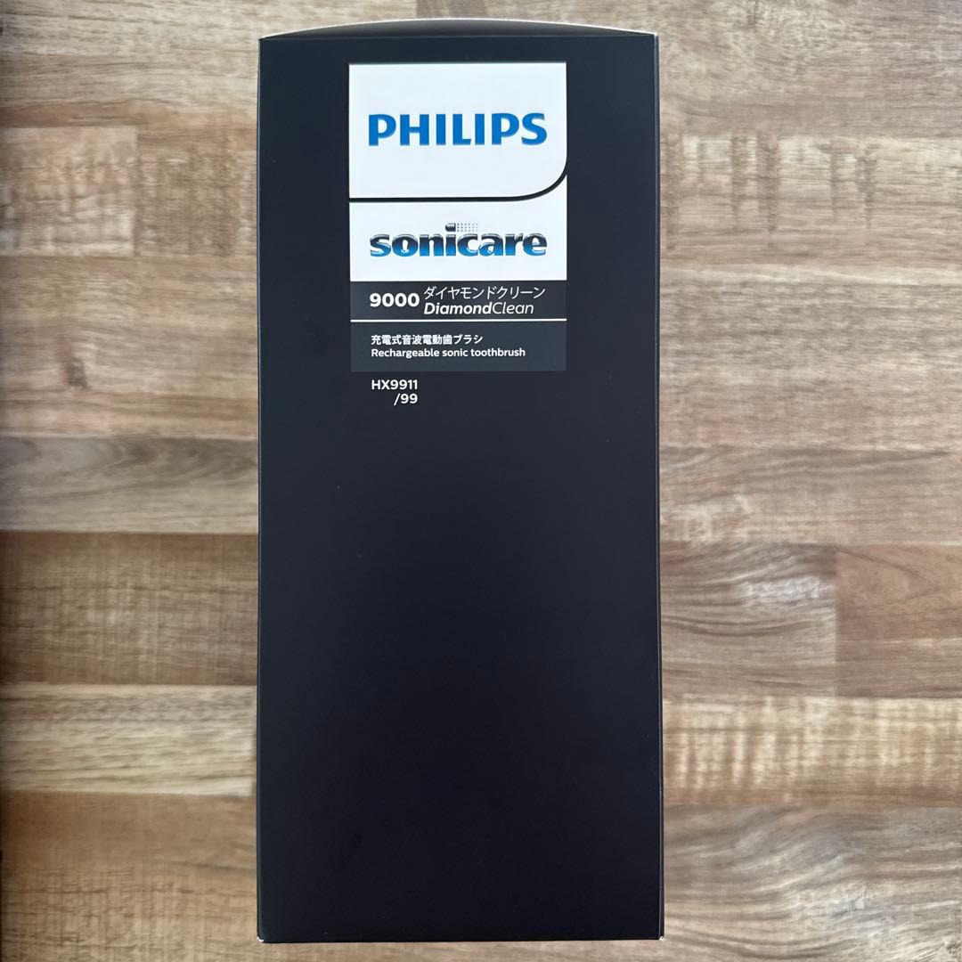フィリップスsonicareダイヤモンドクリーン 充電式音波電動歯ブラシ(黒)