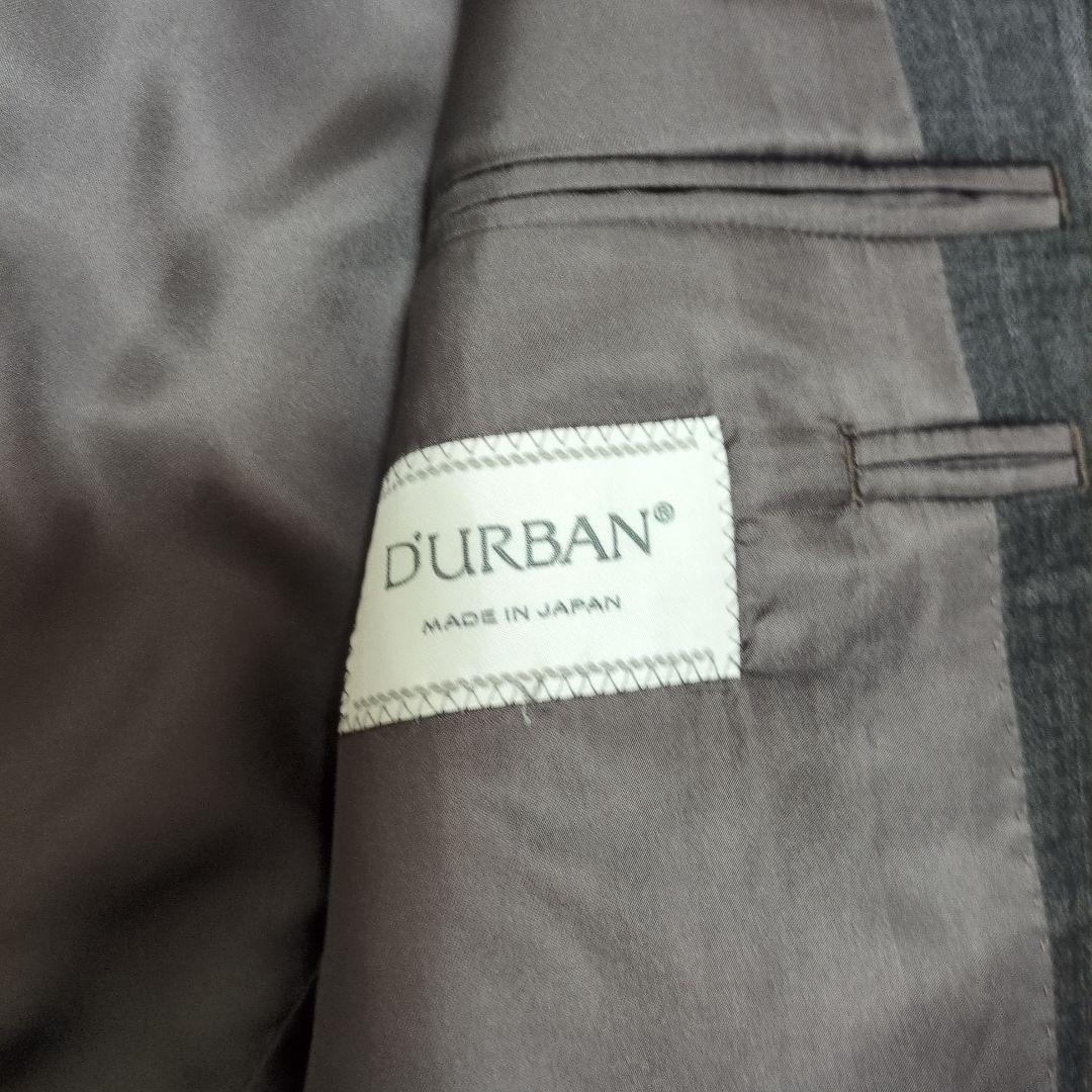 未使用級　ロロピアーナ　ダーバン　テーラードジャケット　ペンチェック　グレー