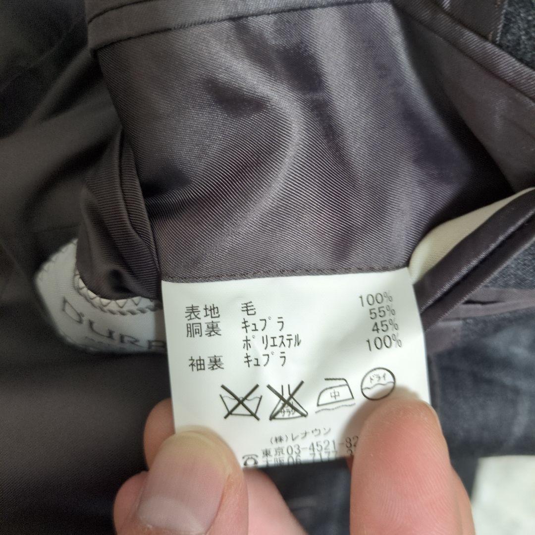 未使用級　ロロピアーナ　ダーバン　テーラードジャケット　ペンチェック　グレー