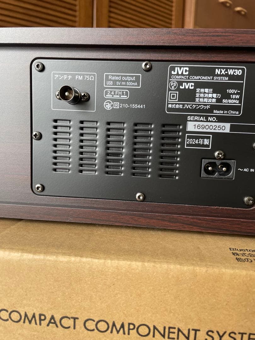 JVC NX-W30 コンパクトコンポ メーカー保証付（11ヶ月）2024年製