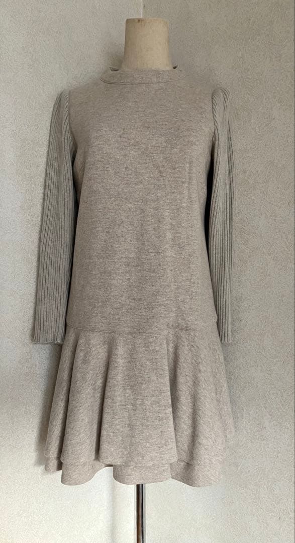 Kitamuraフレアミニワンピース 長袖