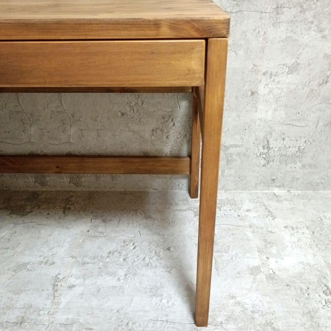 希少品　無印良品　パイン材デスク　机　引き出し