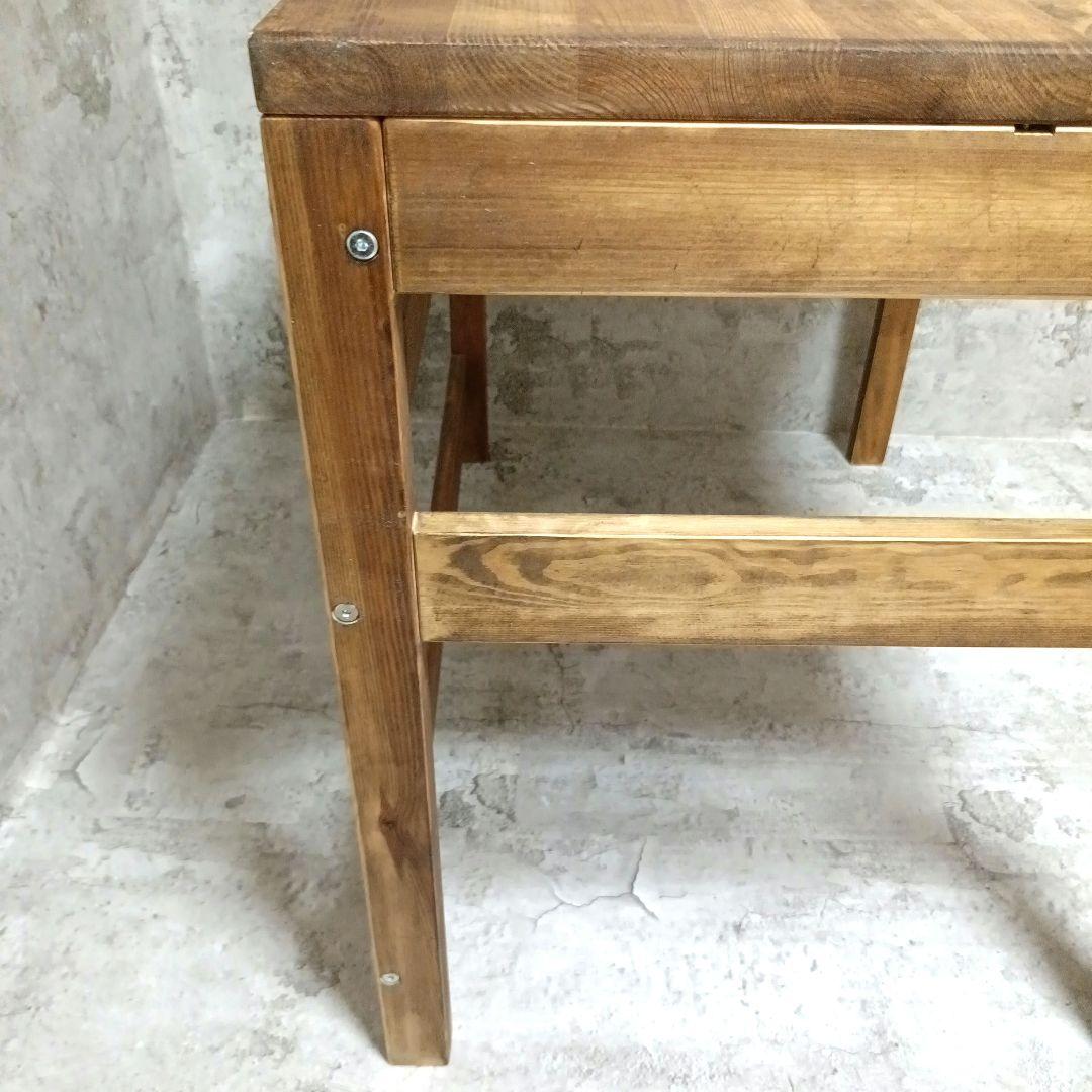 希少品　無印良品　パイン材デスク　机　引き出し
