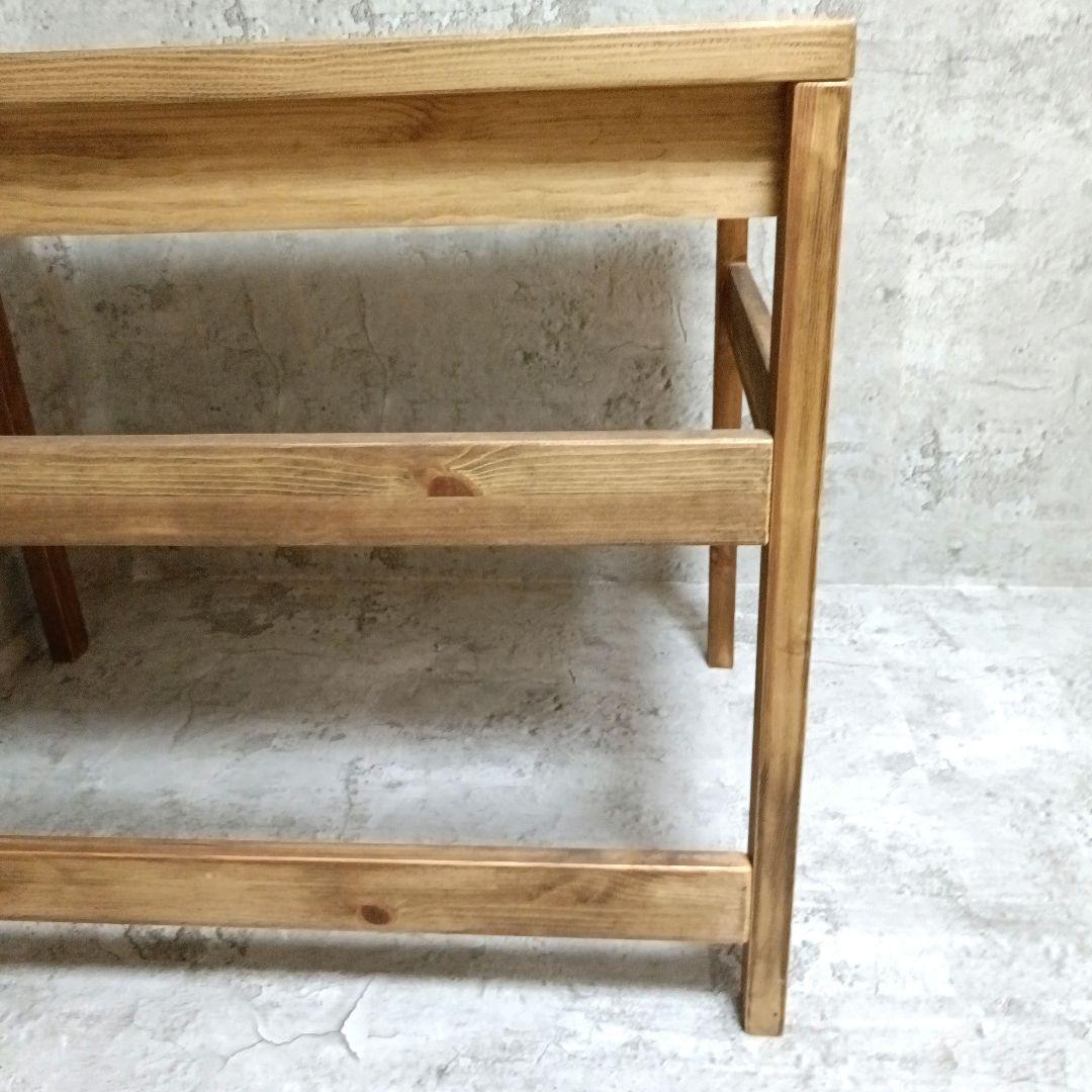 希少品　無印良品　パイン材デスク　机　引き出し