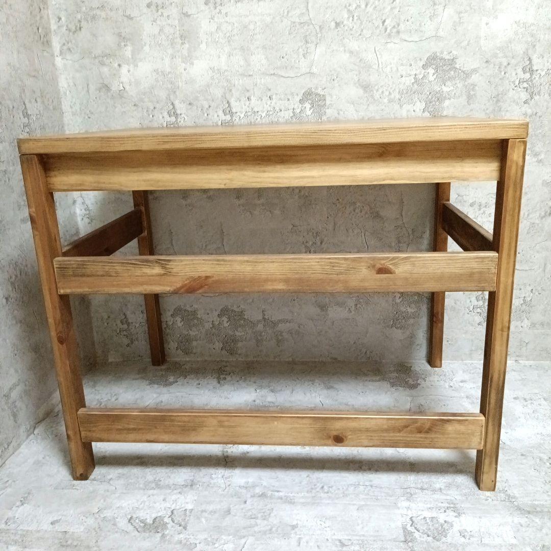 希少品　無印良品　パイン材デスク　机　引き出し
