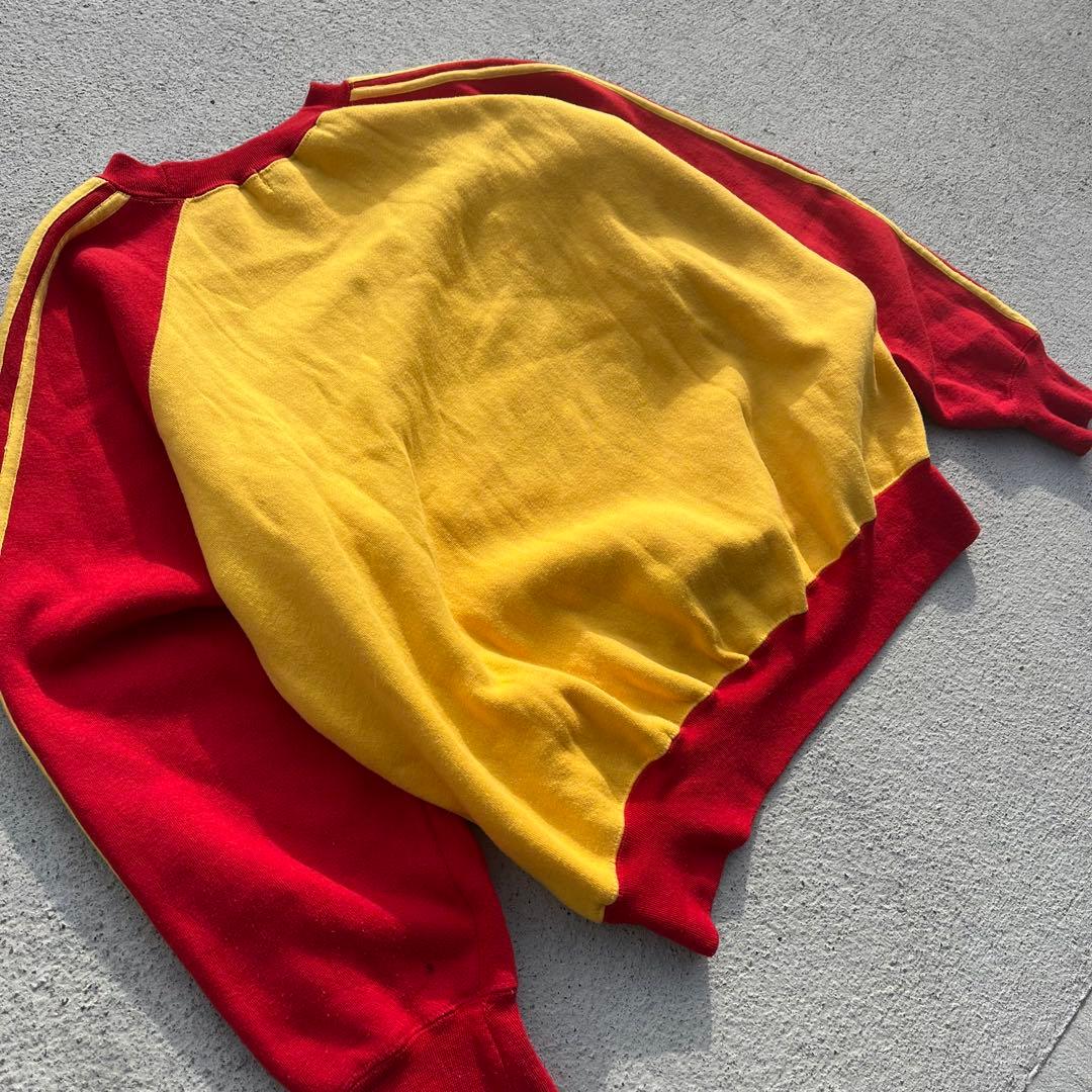 90’s PINGU ピングー パーカー スウェット 古着　トラック　赤　黄色