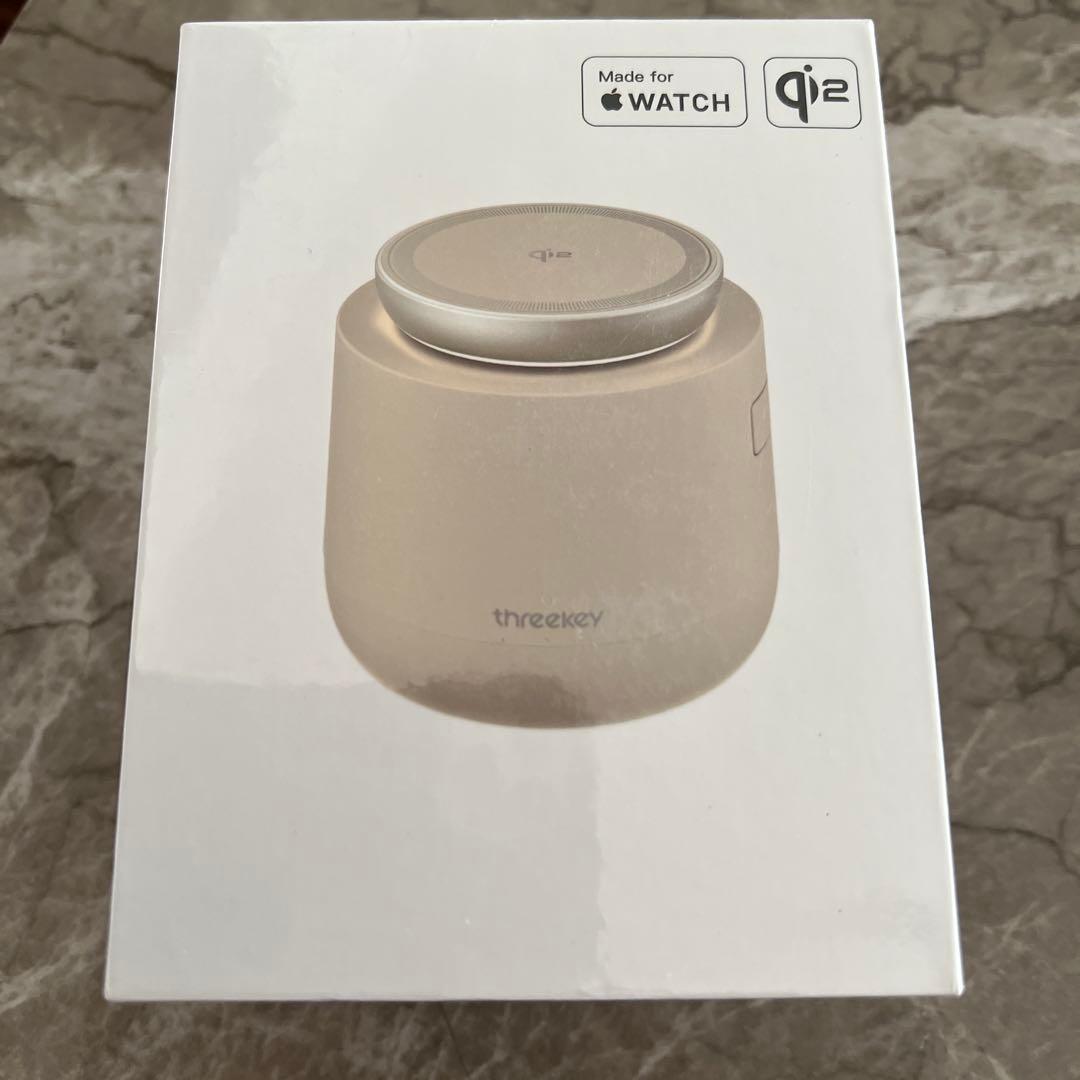 新品 THREEKEY 4in1 MFI PSE認証 ワイヤレス充電器 おしゃれ