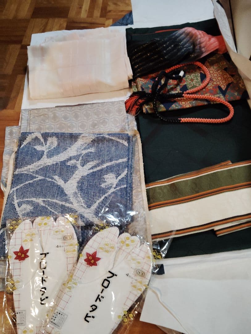 着物セット（青・白・ピンク）