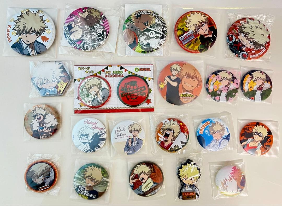 僕のヒーローアカデミア ヒロアカ 爆豪勝己 缶バッジ COLLECTION