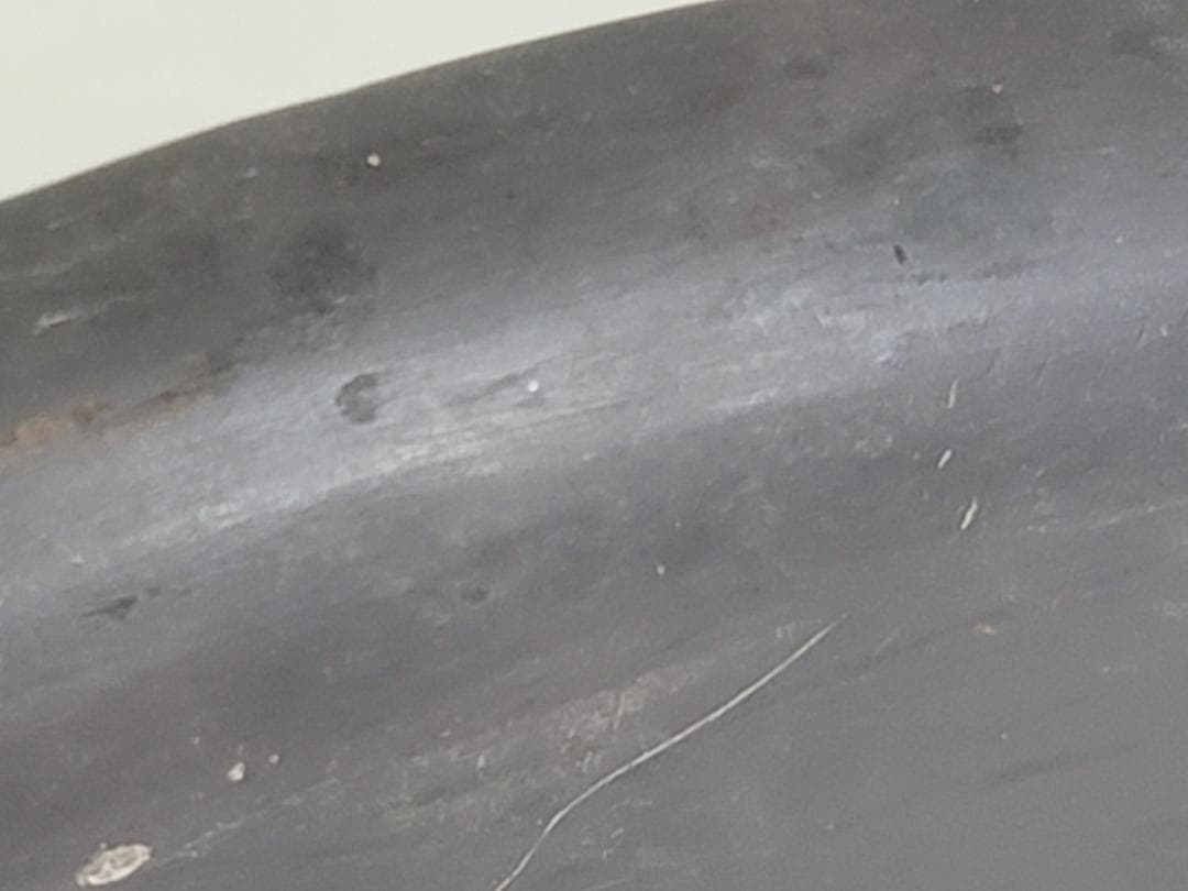 DT584 中国 文房具 端渓壷形 硯 唐木箱付