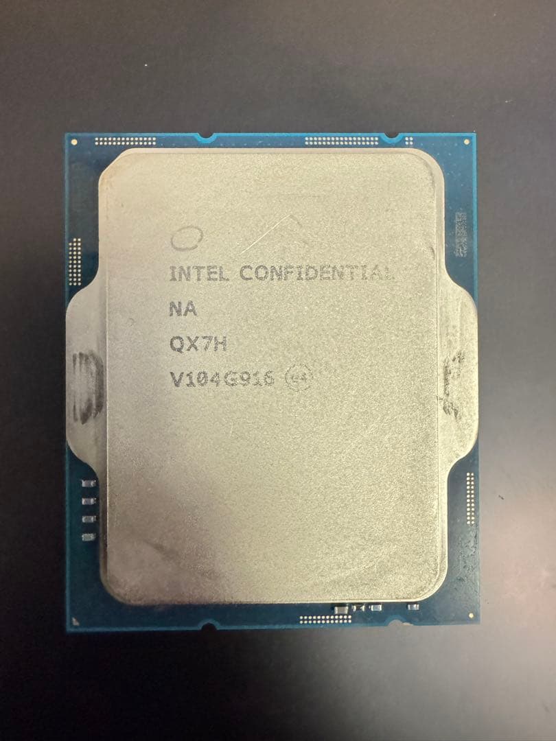 Intel corei9 12900KF ES品QX7H